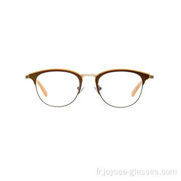 Fashion Custom Logo Double Color Everbow Metal Optical Cames Frames